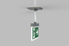 Emergency exit lighting AIEP stainless steel