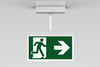 Emergency exit lighting AXDP white