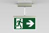 Emergency exit lighting stainless steel  