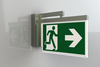 Emergency lighting AXWA stainless steel 