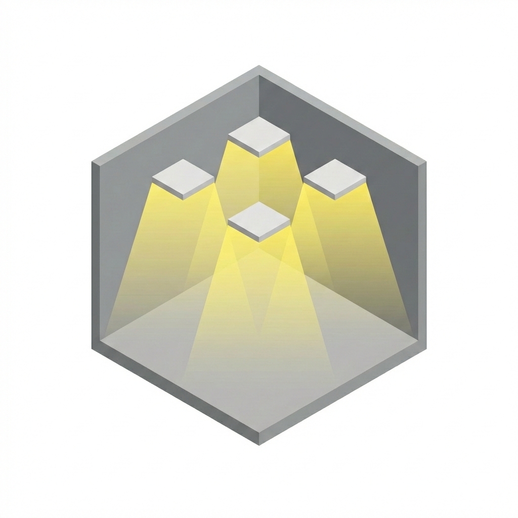 Flächenausleuchtung